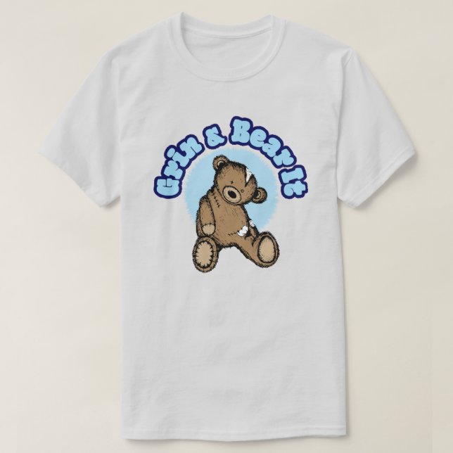 Grin & Bear It T-Shirt (Design vorne)