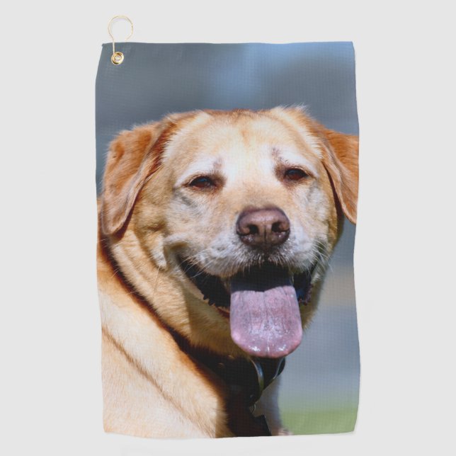 Grin Golfhandtuch (Vorderseite)
