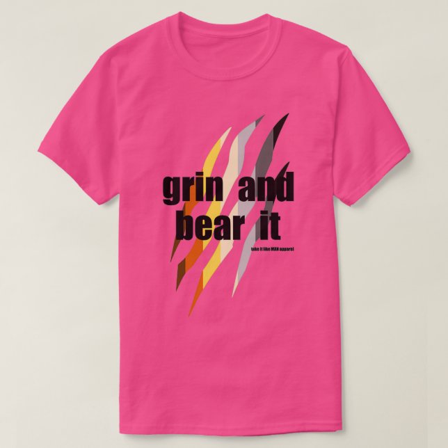 GRIN UND BEAR ES BEBEN T-Shirt (Design vorne)