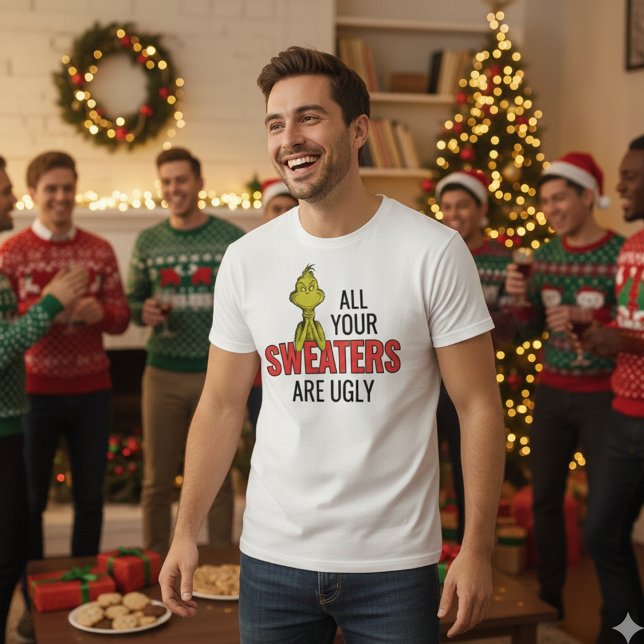 Grinch All Your Sweaters Are Ugly Tri-Blend Shirt (Von Creator hochgeladen)