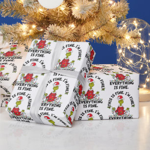 Grinch Alles ist in Ordnung Geschenkpapier