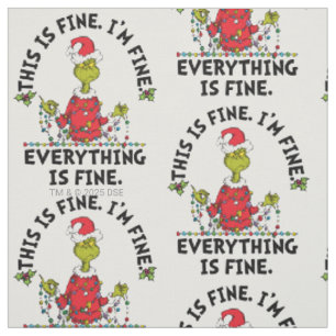 Grinch Alles ist in Ordnung Stoff