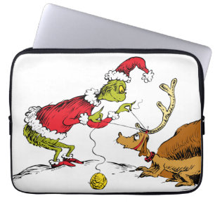 Grinch bereitet Max den Rentier vor Laptopschutzhülle