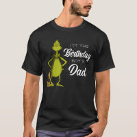 Grinch Chalkboard Birthday Boy's Vater
