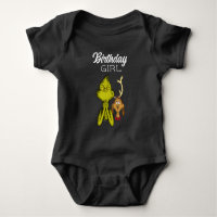 Grinch Chalkboard Birthday Girl