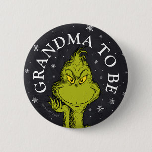 Grinch Chalkboard   Oma zu sein Button