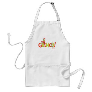 Grinch! Charakter-Logo-Grafik Schürze