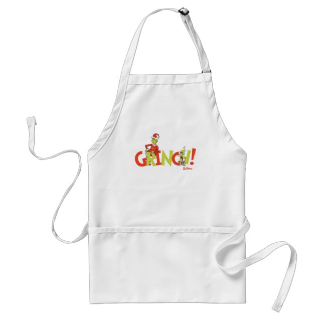 Grinch! Charakter-Logo-Grafik Schürze (Vorne)