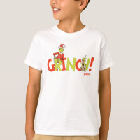 Grinch! Charakter-Logo-Grafik