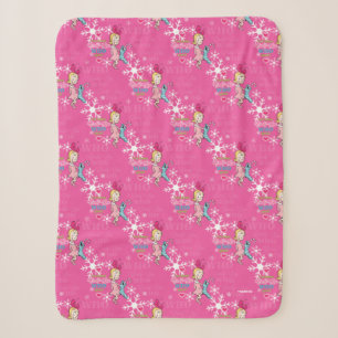 Grinch Cindy-Lou Who Rosa Holiday-Muster Sherpadecke