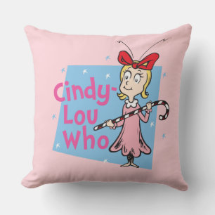 Grinch Cindy-Lou Who - Zuckerstange Kissen