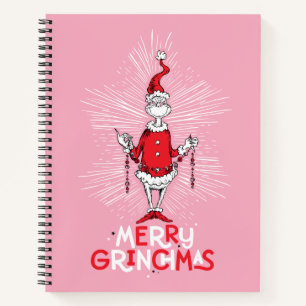 Grinch   Fröhliche Grinchmas Notizbuch