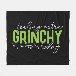 Grinch   Fühle Mich Heute Besonders Grinchig Fleecedecke