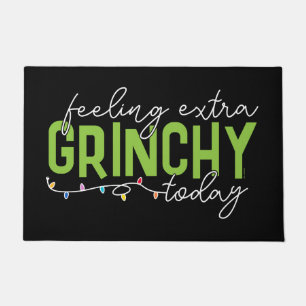 Grinch Fühle Mich Heute Besonders Grinchig Fußmatte