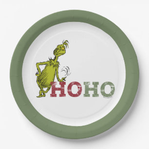 Grinch Ho Ho Ho Pappteller