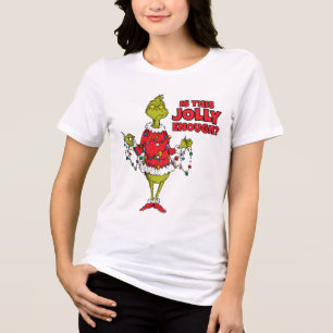 Grinch "Ist das fröhlich genug?" Tri-Blend Shirt
