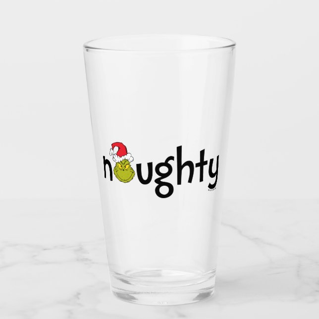 Grinch ist naughty glas (Vorderseite)