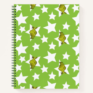 Grinch-Luaga-Sternen-Muster Notizbuch