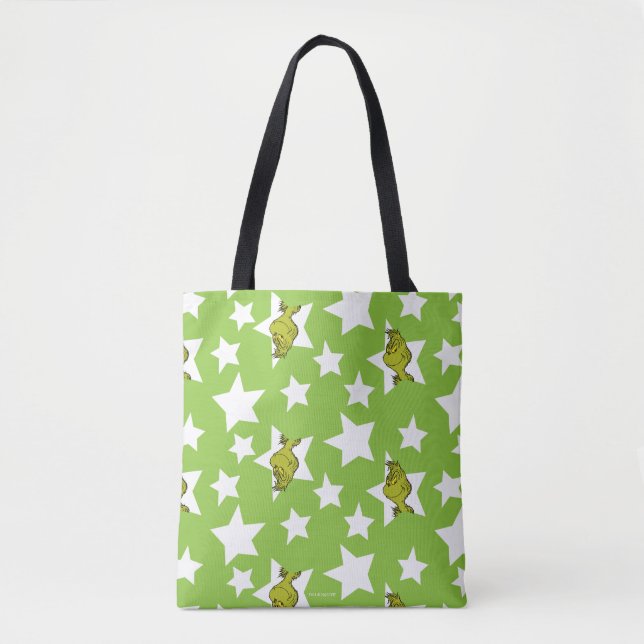 Grinch-Luaga-Sternen-Muster Tasche (Vorderseite)