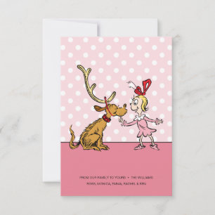 Grinch Max & Cindy Lou Who Karte