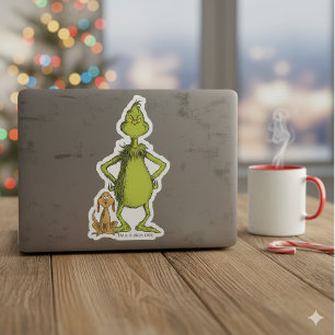 Grinch Max & Grinch Haltung Aufkleber