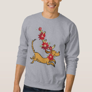 Grinch   Max Weihnachts-Poinsettie Sweatshirt