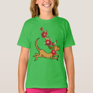 Grinch   Max Weihnachts-Poinsettie T-Shirt