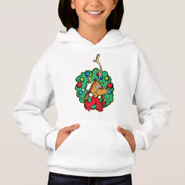 Grinch | Max Weihnachtskranz Hoodie (Vorderseite)
