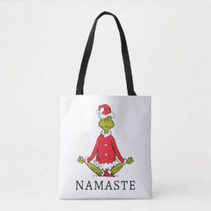 Grinch   Namaste Weihnachtsmann Tasche