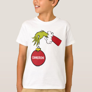 Grinch   Personalisierter Name T-Shirt