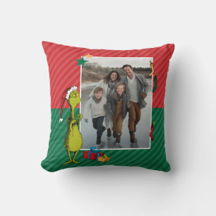Grinch Personalisiertes Foto Kissen