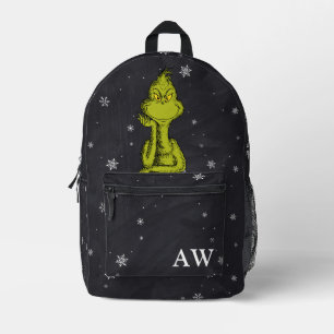 Grinch-Schultafel Bedruckter Rucksack