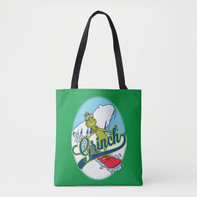 Grinch Snowboarding Tasche (Vorderseite)