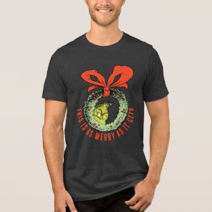 Grinch   So fröhlich wird´s nicht mehr Tri-Blend Shirt