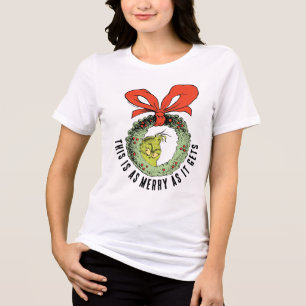 Grinch   So lustig wird's maximal Tri-Blend Shirt