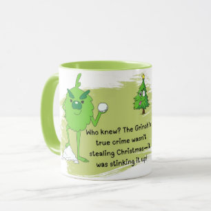 Grinch Vibes Coffee Tasse - Perfekt spielende Sips