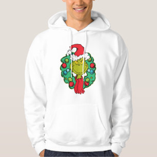 Grinch   Weihnachts-Kranz Hoodie
