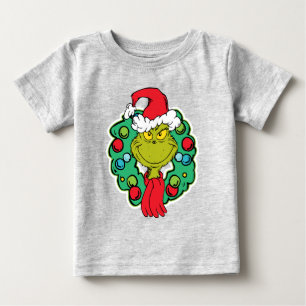 Grinch   Weihnachts-Weihnachts-Kranz Baby T-shirt