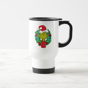 Grinch Weihnachts-Weihnachts-Kranz Reisebecher