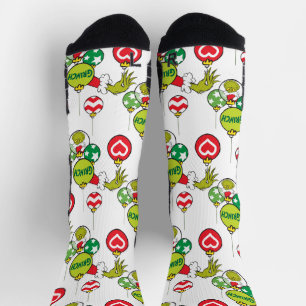 Grinch Weihnachtsbaumschmuck Muster Socken