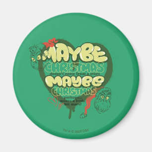 Grinch   Weihnachtszitat Magnet