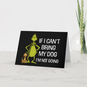 Grinch Wenn ich meinen Hund nicht mitbringen kann, Karte