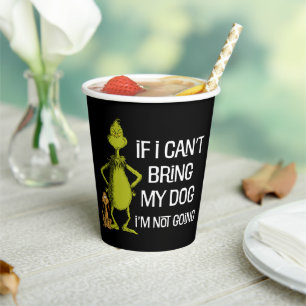Grinch Wenn ich meinen Hund nicht mitbringen kann, Pappbecher