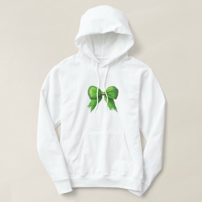 Grinchmas Coquette Bow Hoodie (Design vorne)