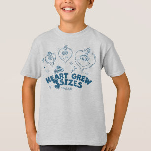 Grinchs Herz wuchs um 3 Größen T-Shirt