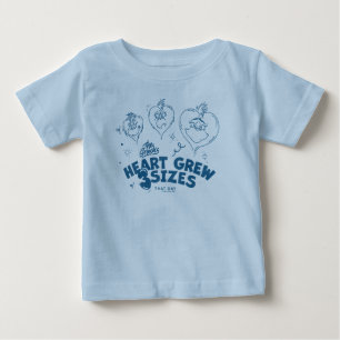 Grinchs Herz wuchs um drei Nummern Baby T-shirt