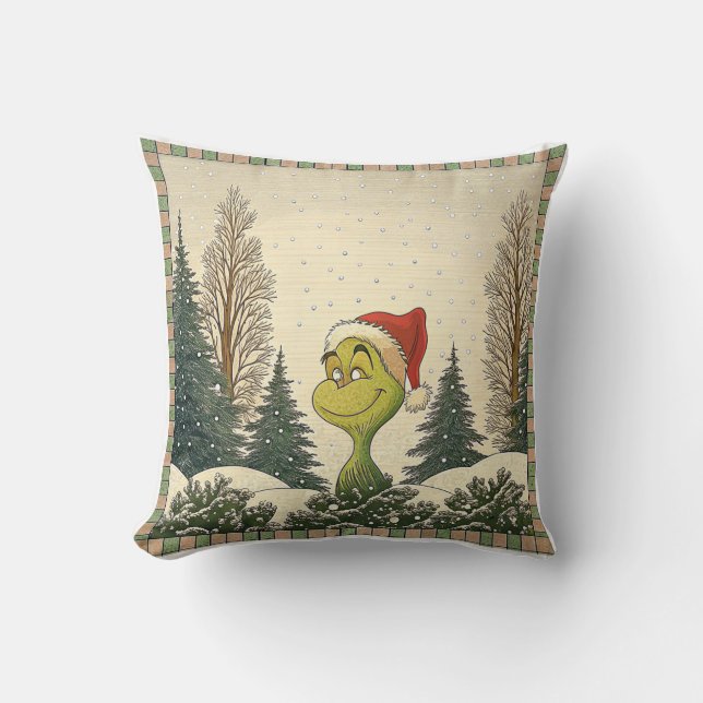 Grinchy Coussin de Noël (Recto)