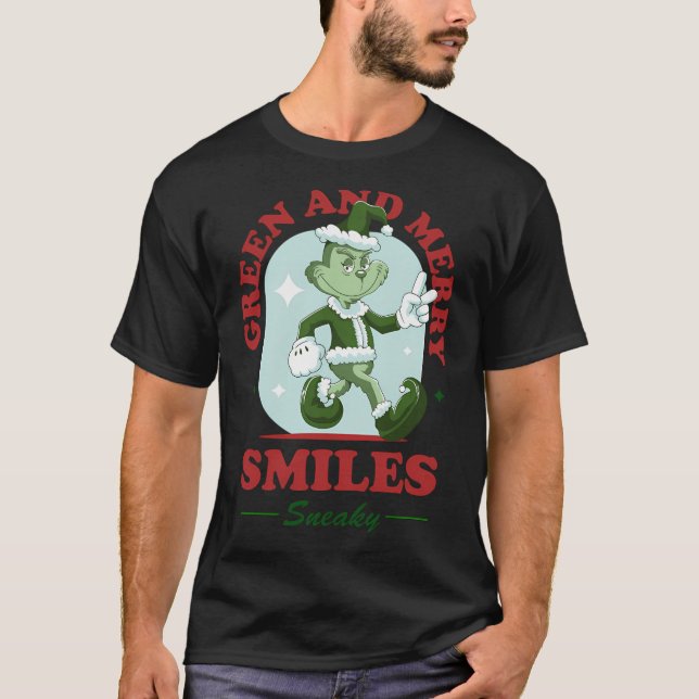 Grinchy Goodness Christmas T-Shirt (Vorderseite)