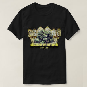 GRIND N SHINE T.R.K HUSTLE LOGO TSHIRTS
