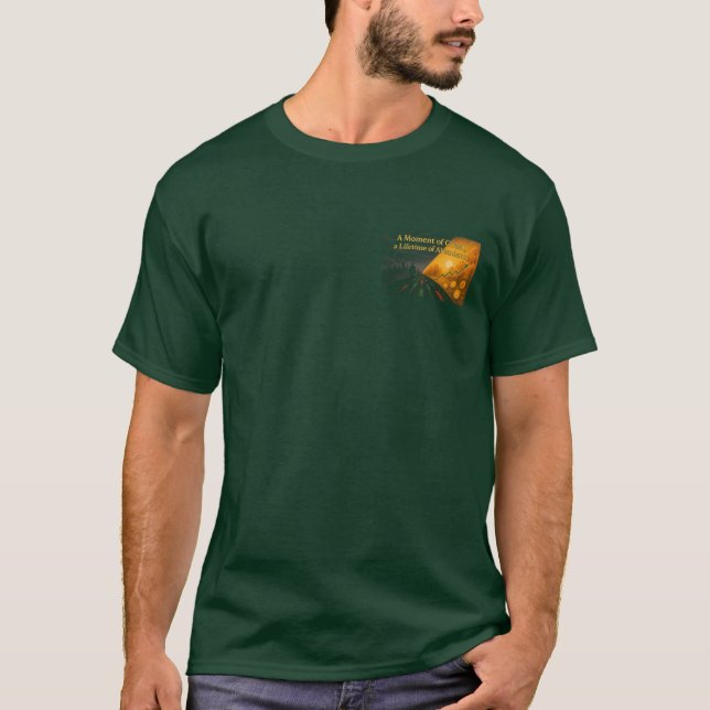 Grind to Abundance Minimal Trader Chest T-Shirt (Vorderseite)